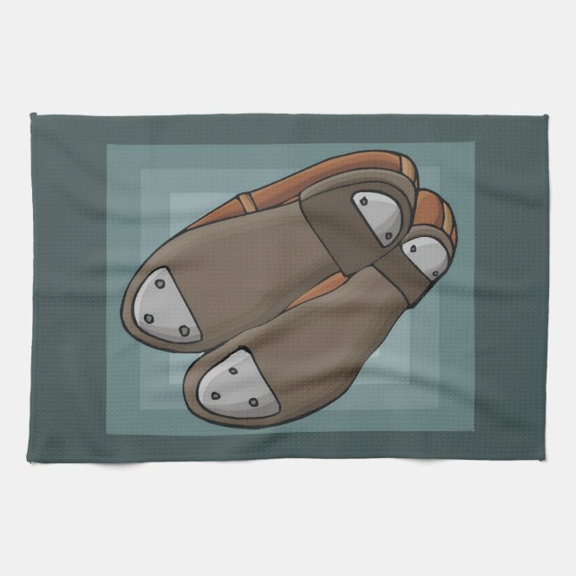 Tap Shoes Tea Towel (Horizontal)