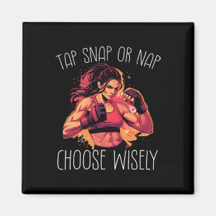 Tap Snap Or Nap Karate Judo Magnet