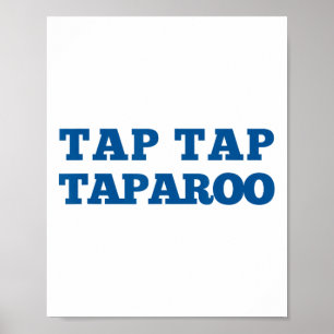 Tap Taparoo Motivational Hockey Quote Men Women Fu Poster