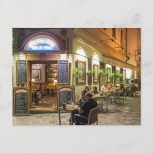 Tapas bar and restaurant postcard