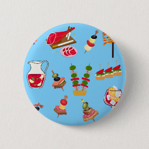 Tapas Party 6 Cm Round Badge