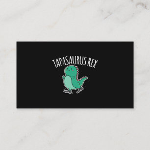 Tapasaurus Rex Tap Dance Dinosaur Dino Business Card