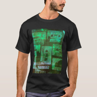 Tape cassette 80's style nostalgic print t-shirt