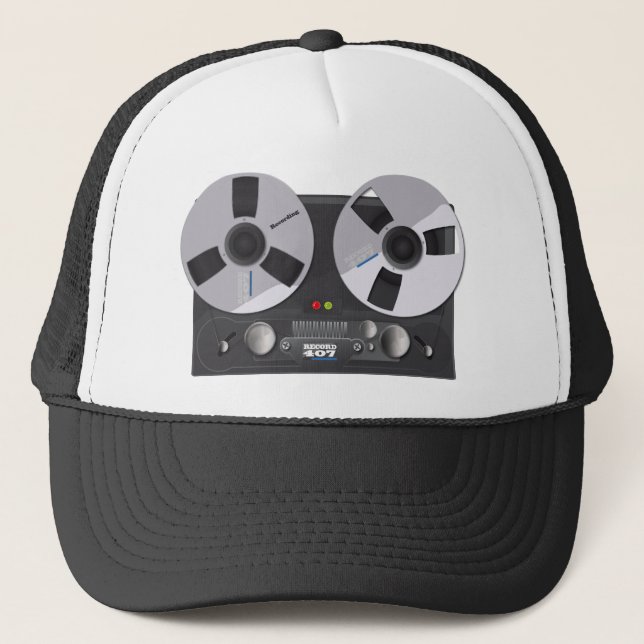 Tape Deck Recorder Trucker Hat (Front)