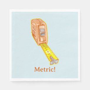 Tape measure metric system measuring tape napkin