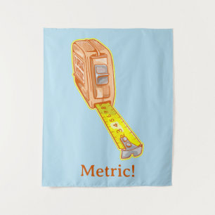 Tape measure metric system measuring tape tapestry