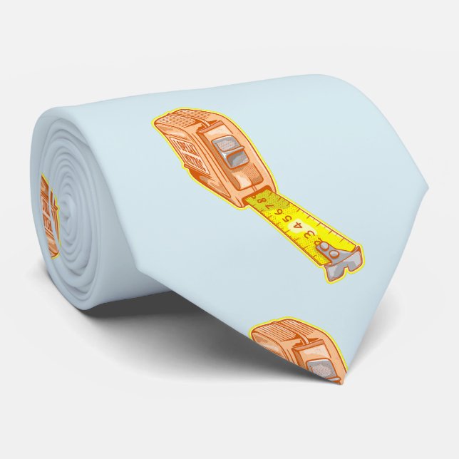 Tape measure metric system measuring tape tie (Rolled)