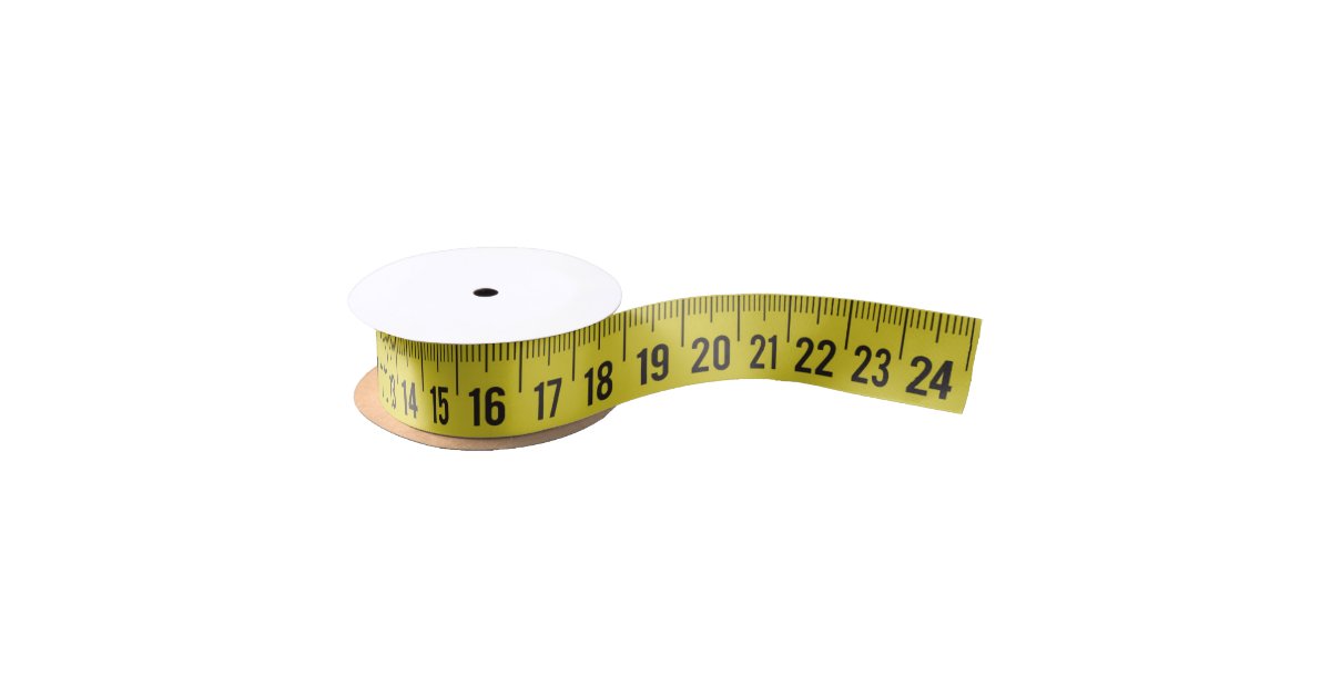 Tape Measure Ribbon Satin Ribbon Zazzle