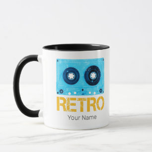 Tape Retro Look For Vintage Cassette 80s Party Mug