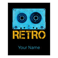 Tape Retro Look For Vintage Cassette 80s Party