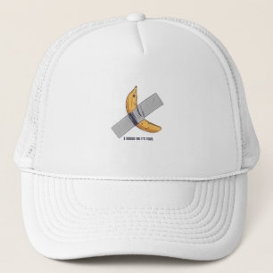 Taped Banana Art Trucker Hat