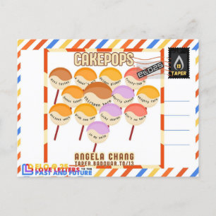 Taper:CakePops Hello From ELO2025 Holiday Postcard