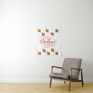 Tapestries Christmas Gingerbread Man