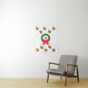 Tapestries Christmas Gingerbread Man