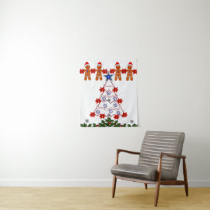 Tapestries Christmas Gingerbread Man