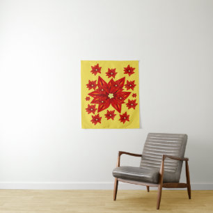 Tapestries Poinsettia