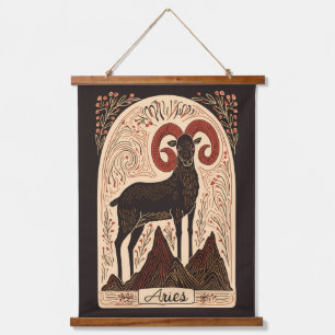 Tapestry Aries Celestial Zodiac Art