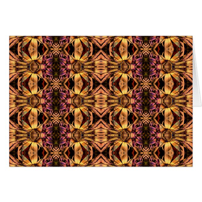 Tapestry art deco collage - Card (Front Horizontal)