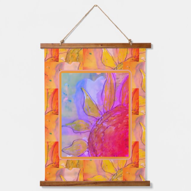 Tapestry - Bright Sunflower Art (Front)