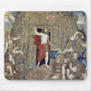 Tapestry depicting the Resurrection of Christ in Mouse Mat