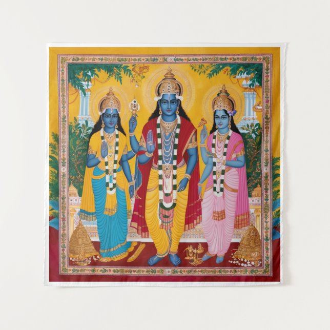 Tapestry: Indian Mythology Ramayan Tapestry (Front)