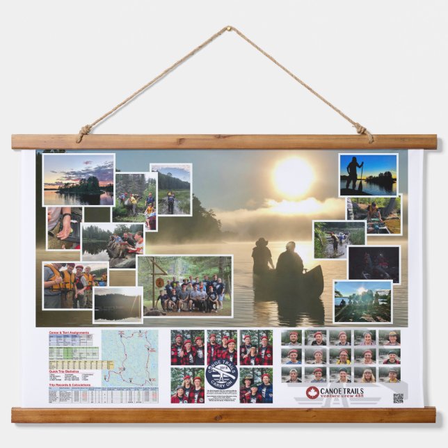 Tapestry of Canoe Trails 2018 Canadian Trip (Front)