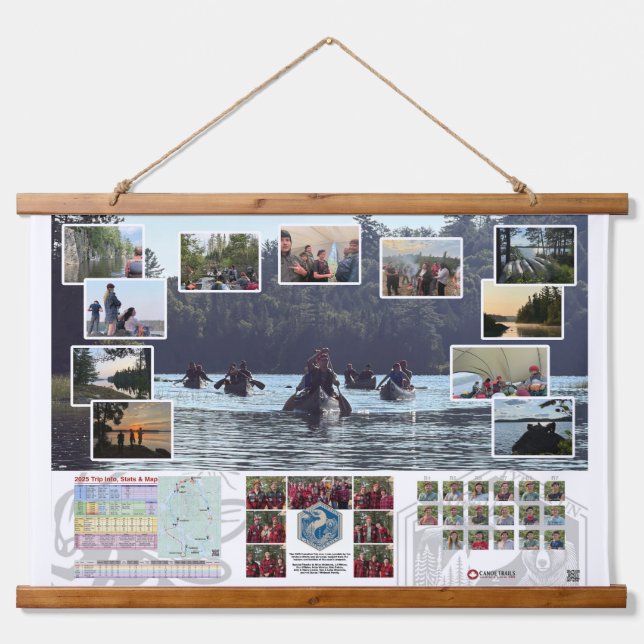 Tapestry of Canoe Trails 2025 Canadian Trip (Front)