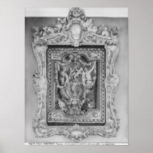 Tapestry of coat of arms of French Royal Family Poster