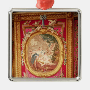 Tapestry panel depicting Cupid and Psyche Metal Tree Decoration