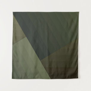 Tapestry, Patchwork, combined, olive, green, strip Tapestry