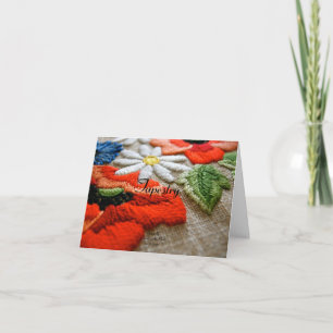 Tapestry Poetry Greeting Card