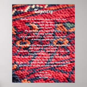 Tapestry Poetry Poster
