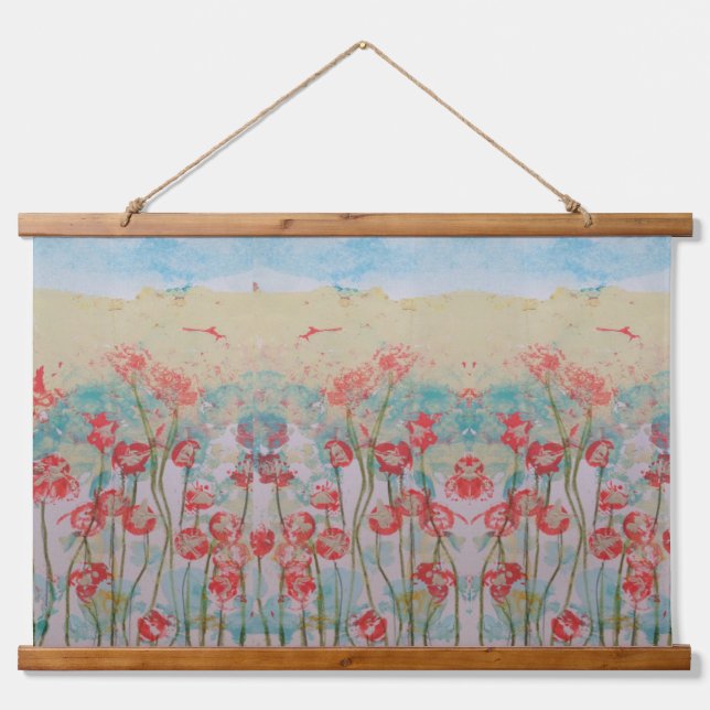 Tapestry - Red Wildflowers (Front)