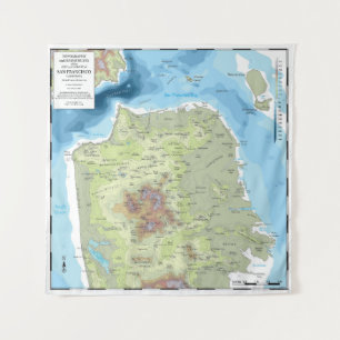 Tapestry - SF Topographic & Bathymetric Map