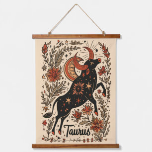 Tapestry Taurus Celestial Zodiac Art