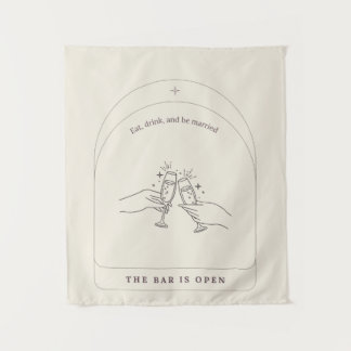 Tapestry Wedding Bar Sign