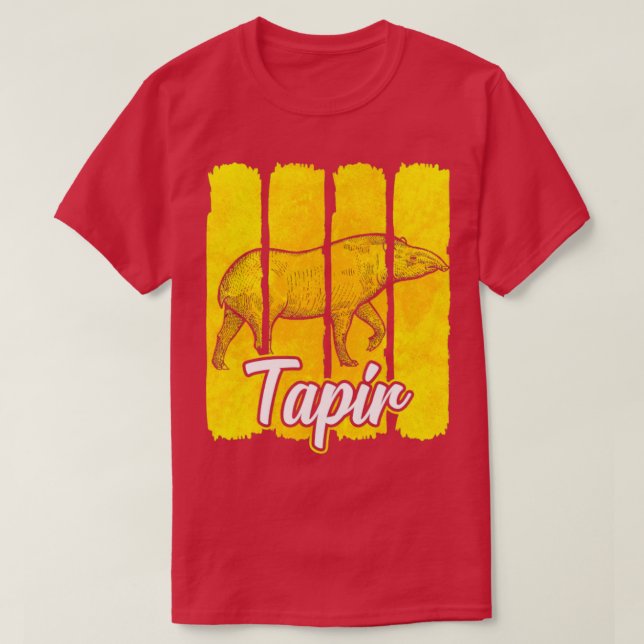 Tapir Animal T-Shirt (Design Front)