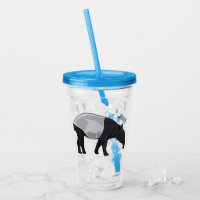 Tapir cartoon illustration