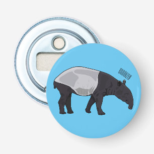 Tapir cartoon illustration bottle opener