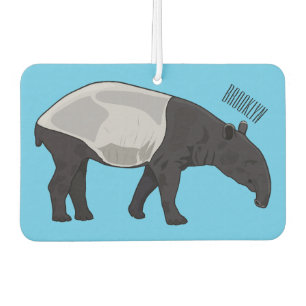 Tapir cartoon illustration car air freshener