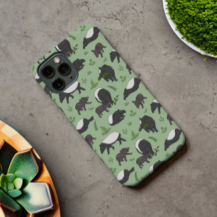 Tapir Family Dinner in Green Case-Mate iPhone 14 Pro Max Case
