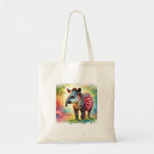 Tapir in the Serene Forest 040924AREF113 - Waterco Tote Bag