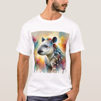 Tapir in Watercolor 080824AREF142 - Watercolor