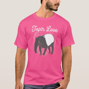 Tapir Love Wildlife Animal Zookeeper Tapir 1 T-Shirt