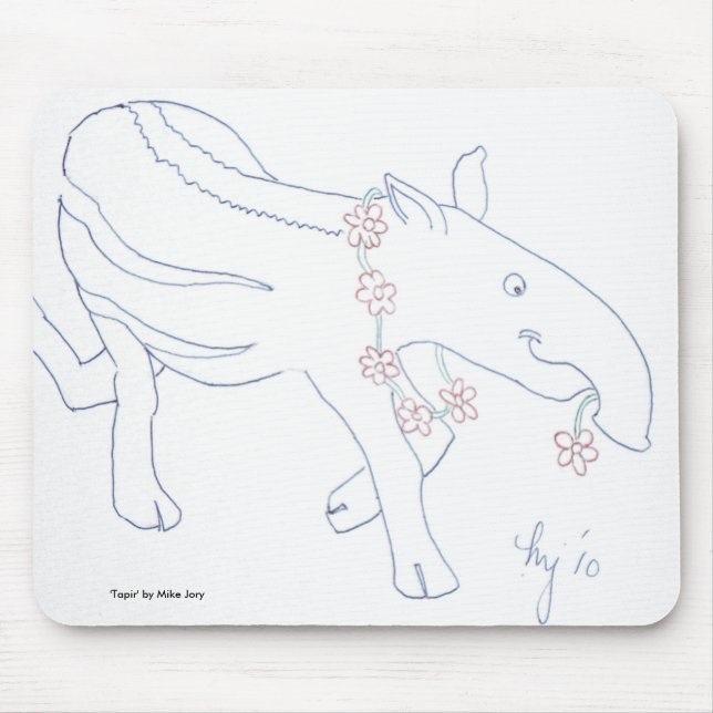Tapir Mouse Mat (Front)