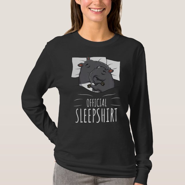 Tapir  Official Sleep T-Shirt (Front)