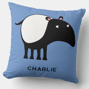 Tapir Personalised Name Cushion