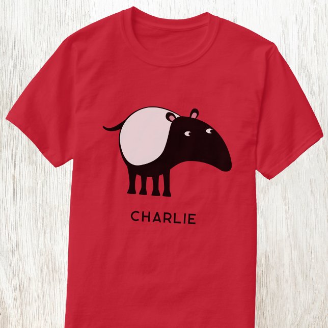 Tapir Personalised Name T-Shirt (Creator Uploaded)