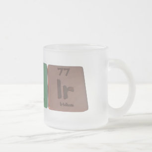 Tapir-Ta-P-Ir-Tantalum-Phosphorus-Iridium.png Frosted Glass Coffee Mug