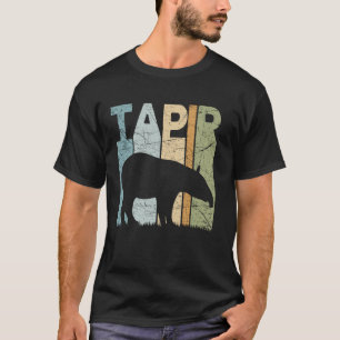 Tapir Vintage Animal Lover Retro Tapir T-Shirt